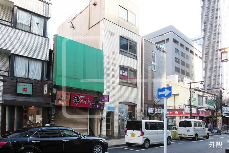新橋柳通り沿いの路面店舗のイメージ