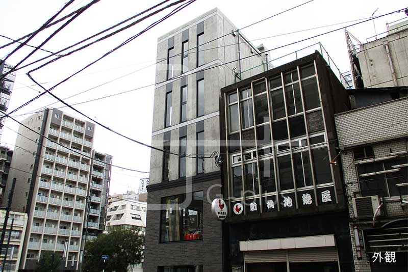 新橋柳通り角地の新築ビル　1階のイメージ