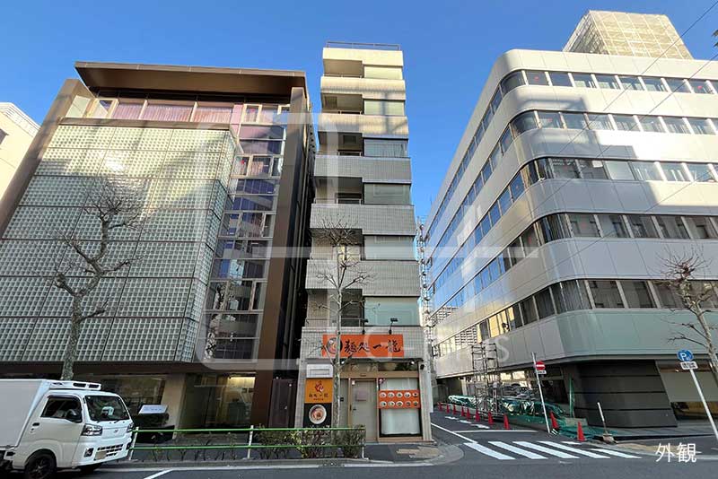 西新橋角地のラーメン店居抜き　1階のイメージ