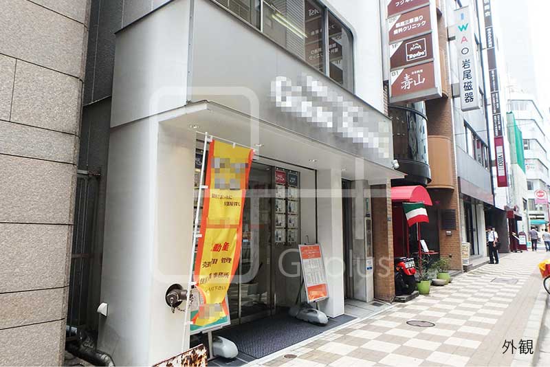 銀座三原通りの1階路面店のイメージ