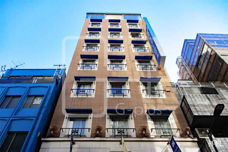 数寄屋通りホテルの1階路面店のイメージ